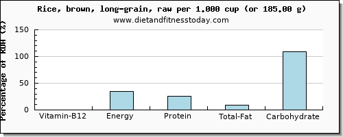 vitamin b12 and nutritional content in rice